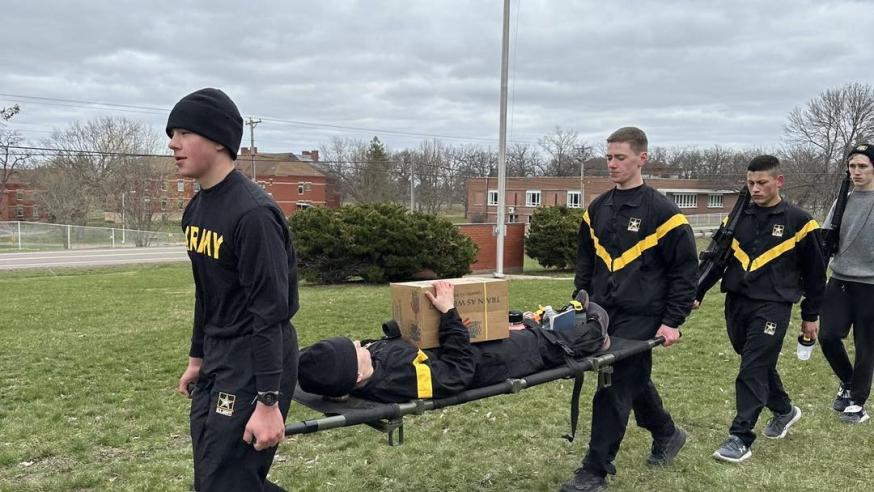 fall training session for ROTC cadets