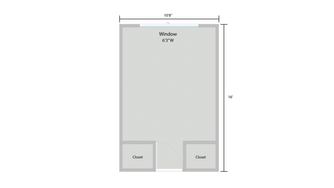 Oak Ridge Hall room layout.