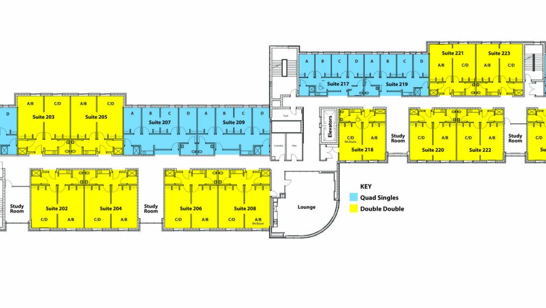 The Suites Floor Plan - Floor 2