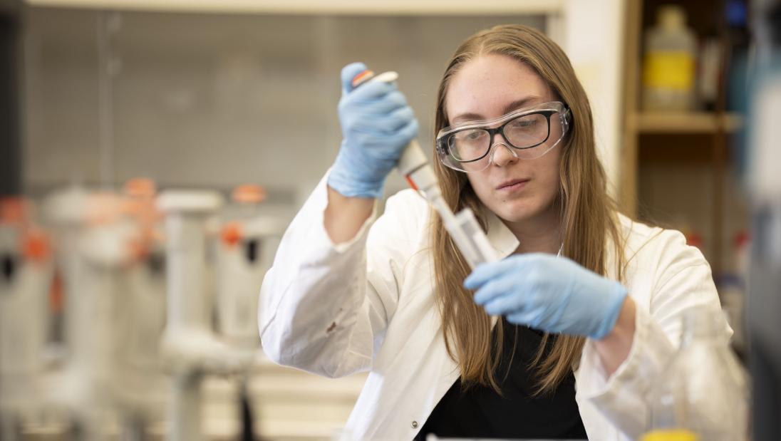 Cadence Cordova in lab 