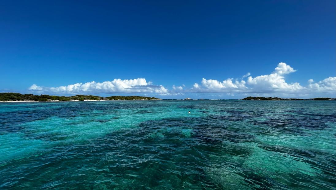 View of the open water in Puerto Rico