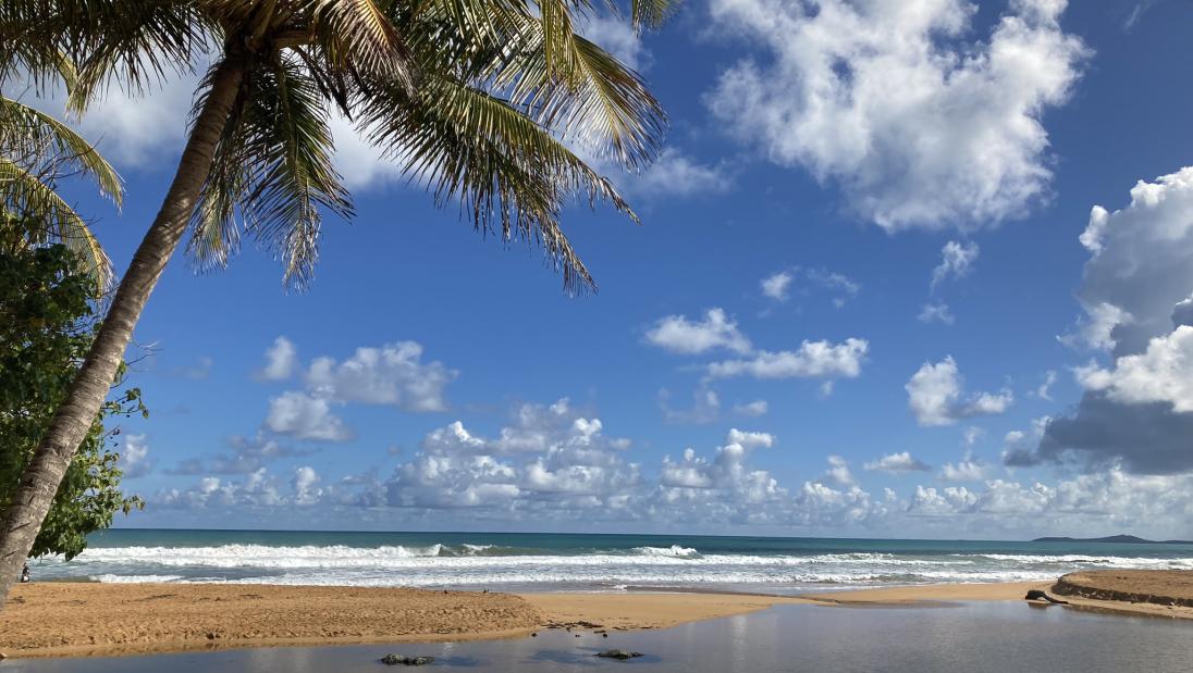Beach view in Puerto Rico