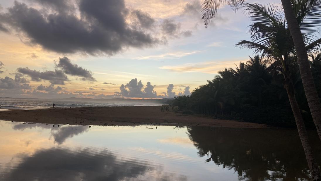 Beach view in Puerto Rico