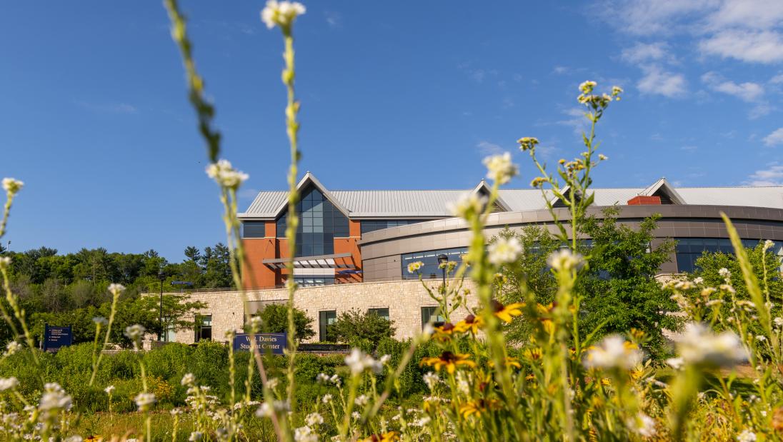 Campus beauty of Davies Center