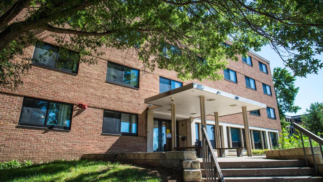 Exterior shot of Oak Ridge Hall