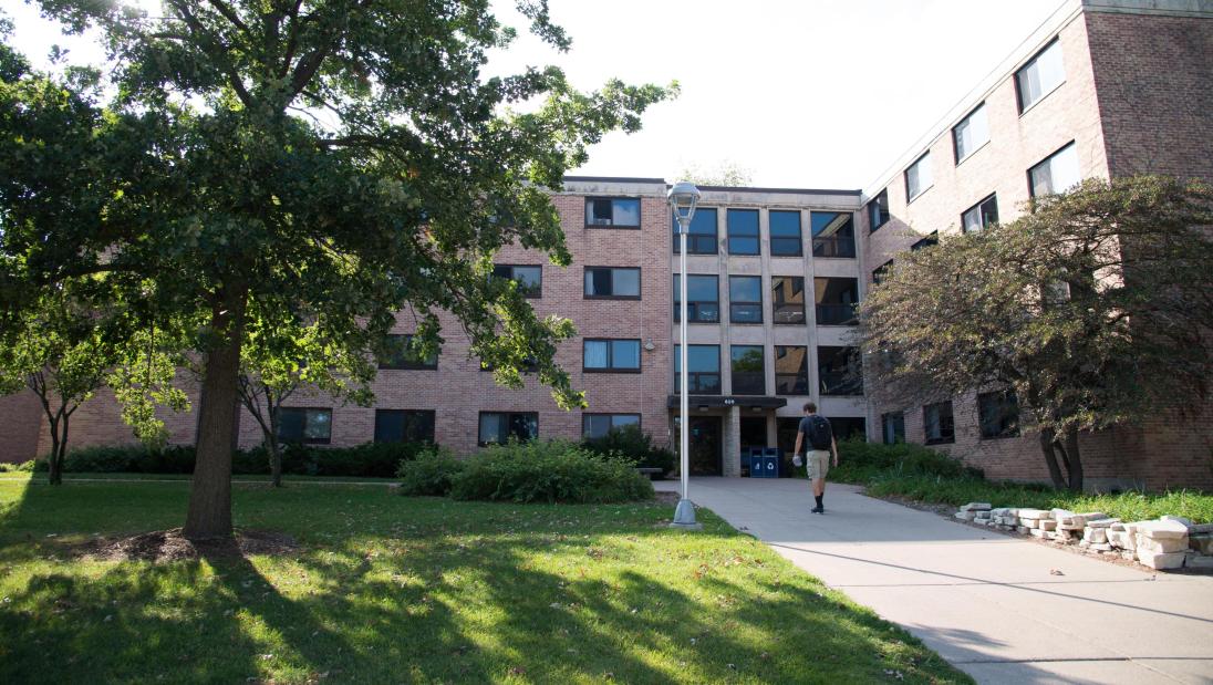 Exterior shot of Sutherland Hall
