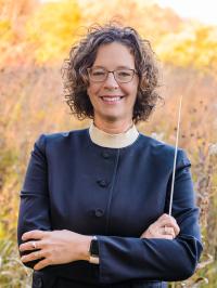 Kristie conducting pic