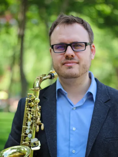 Saxophonist Aaron Hedenstrom Jazz Professor