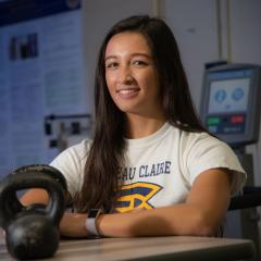 UWEC Kinesiology grad Chantal Bougie 