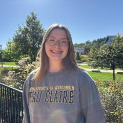 Zoe Eineichner smiles at the camera