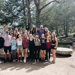 Kira and her cohort outside of McPhee.
