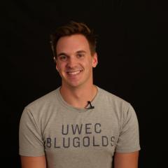 UWEC student Brett Farmer.