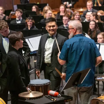 2021 Wind Symphony Percussionists
