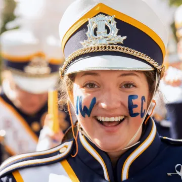 Blugold Marching Band Piccolo Player