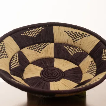 Ugandan Harvest Pinwheel Basket