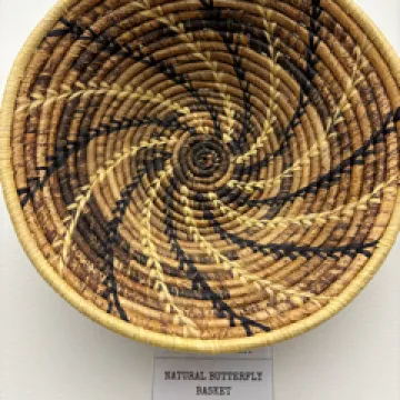 Ugandan Butterfly Basket.