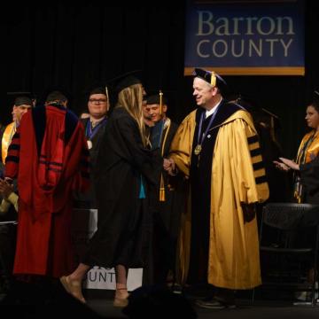 Barron County campus commencement 
