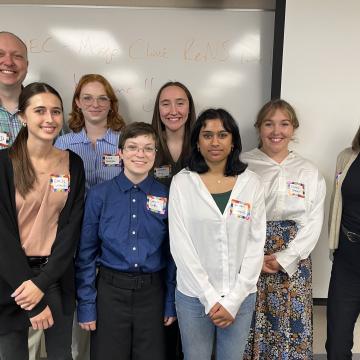 UWEC student researchers at Mayo Clinic