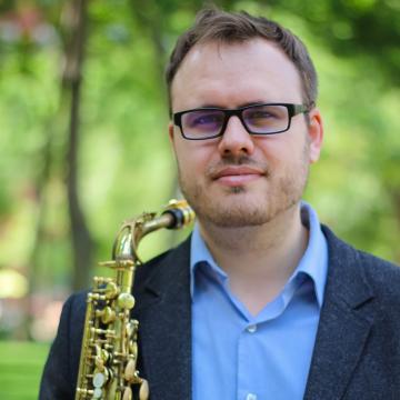 Saxophonist Aaron Hedenstrom Jazz Professor