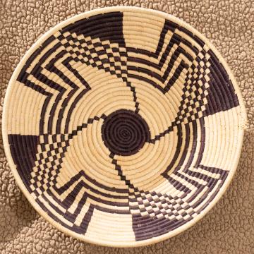 Ugandan Black Swirl Basket