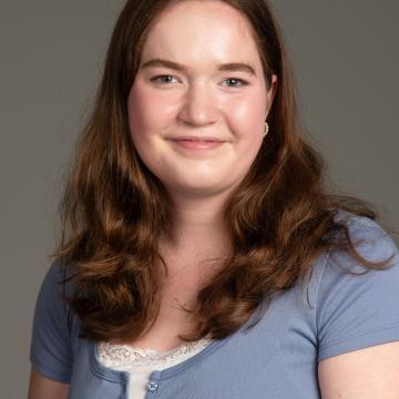 young woman with long brown hair