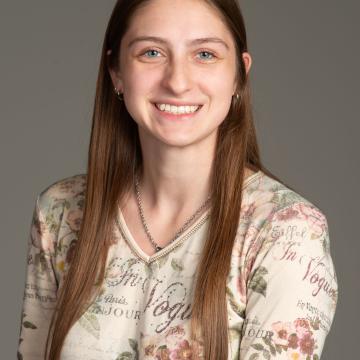young woman with long brown hair