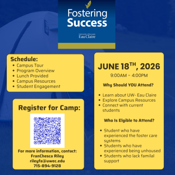 Fostering Success Camp Flyer