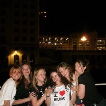 Rachel Stein posing with friends