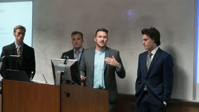 COB student presentation group