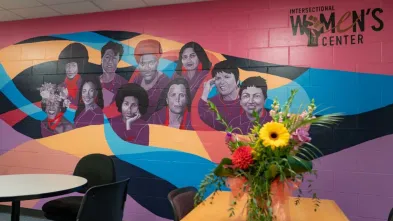Intersectional Women's Center mural 