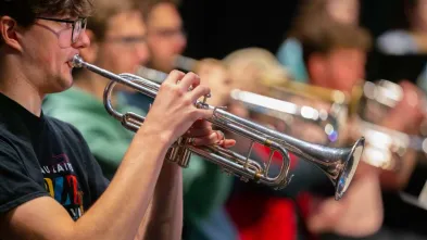 trumpet player