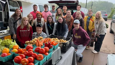 geography students on immersion 