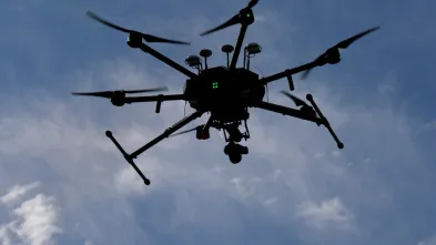 Drone in the air