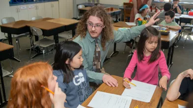 Language classes at Lakeshore Elementary 2022