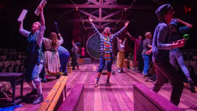 Scenes from the UWEC theater's production of "Peter and the Starcatcher".