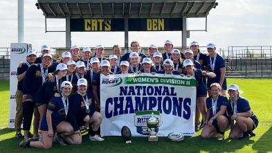 UWEC club rugby women's champions