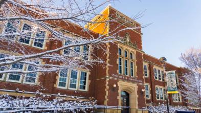 Schofield Hall in winter