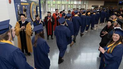 UW-Eau Claire Chancellor and deans applaud spring 2025 graduates