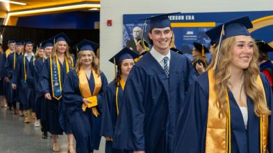 commencement processional in Sonnentag 