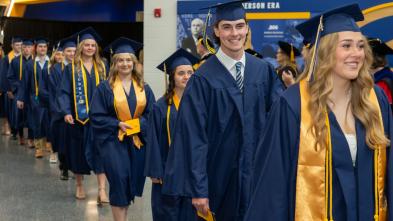 commencement processional in Sonnentag