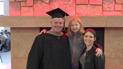 Riechers family photo MBA commencement