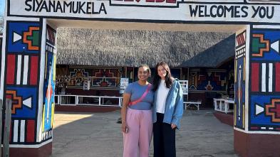 Sadie and Alicia Long in South Africa