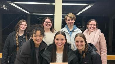 Food drive group shot 