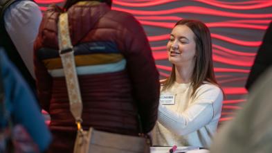 Hope Turvaville UWEC alum works human resources conference Davies Center