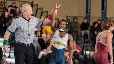 Izzy Balsiger raised arm 