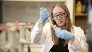 Cadence Cordova in lab 