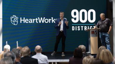 Tim Nelson speaks at 900 District announcement