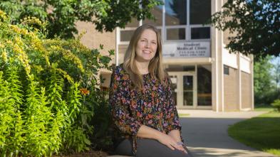 Dr. Kim Frodl, director of Student Health Service at UW-Eau Claire. (Photo by Shane Opatz)