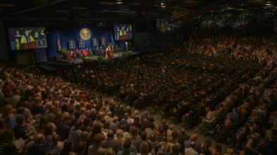 full Zorn arena for commencement