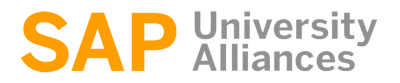 Logo that reads "SAP University Alliances"